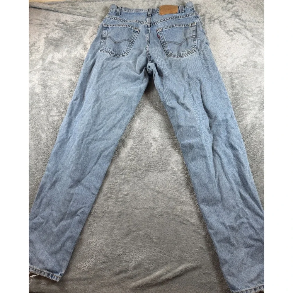 Vtg Levi's 560‎ Loose Taper Jeans W31 L34 Light Wash 90s Distressed Grunge